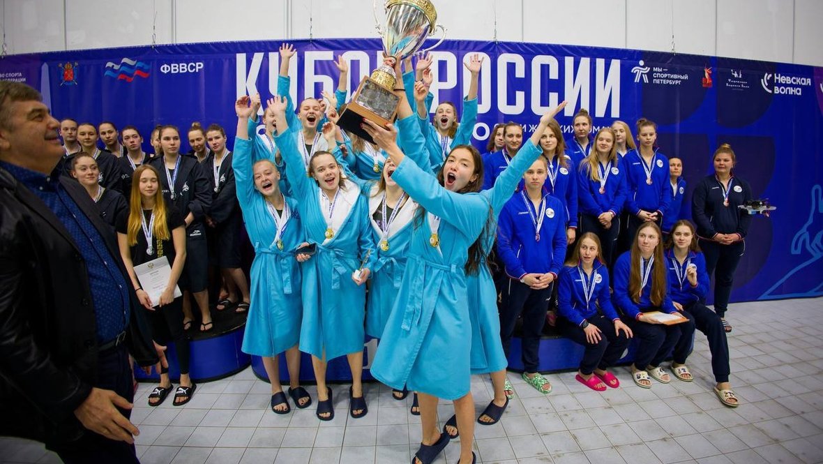 Буревестник празднует первый Кубок России, Санкт-Петербург, 2025 год